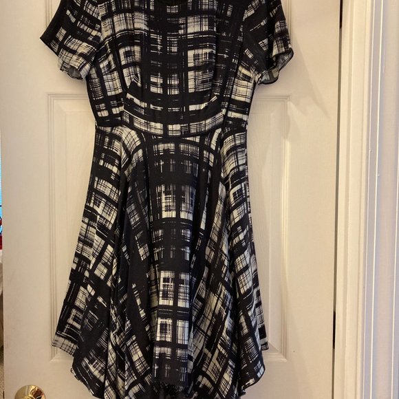 Anthropologie Painted Plaid Dress - Corey Lynn Cal - Picture 2 of 4